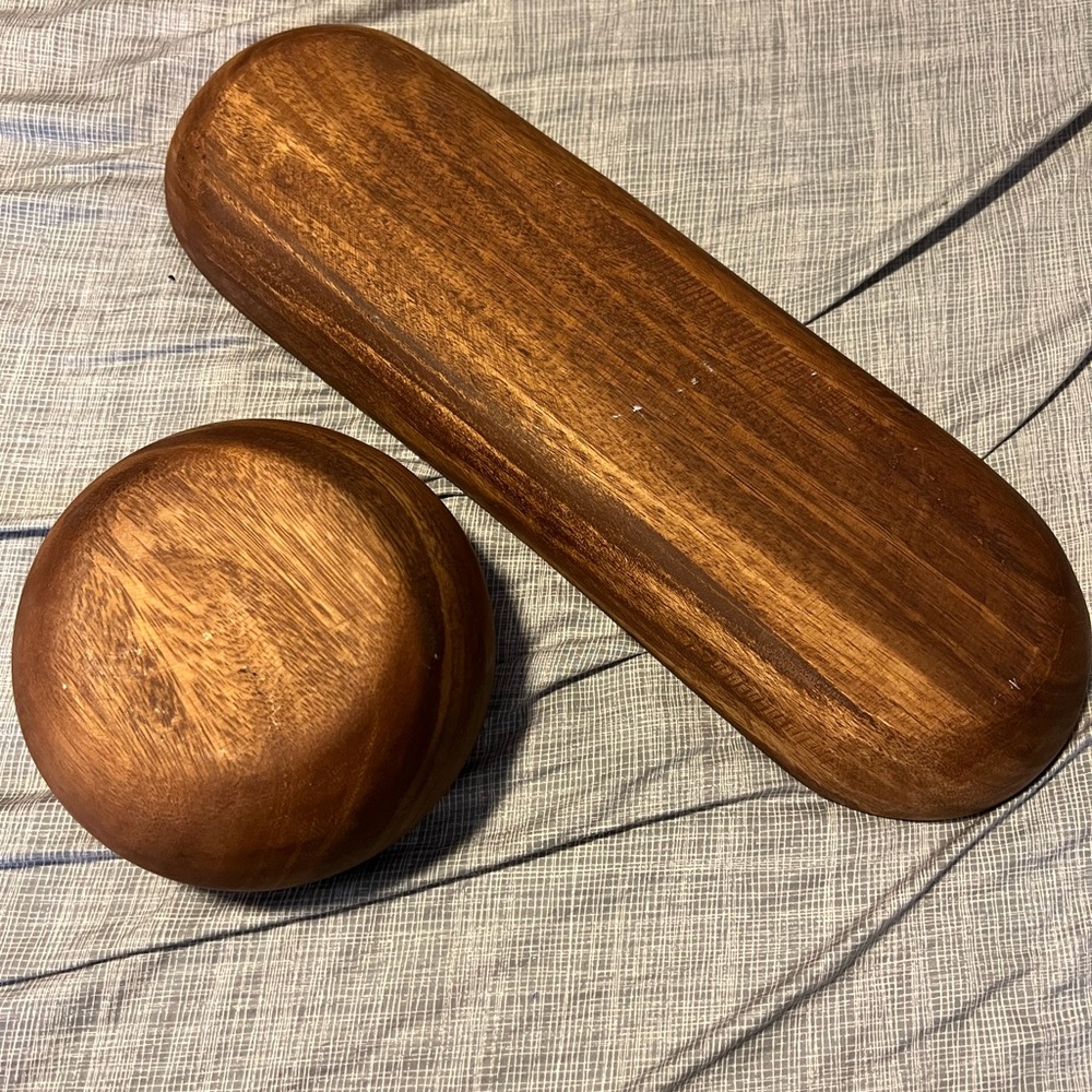 Wood bowls